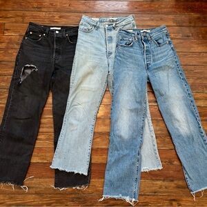Levi’s ribcage denim bundle